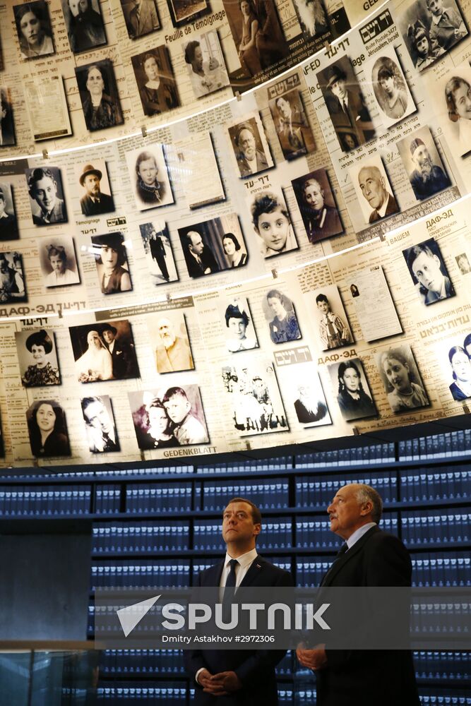 Russian Prime Minister Dmitry Medvedev's official visit to Israel