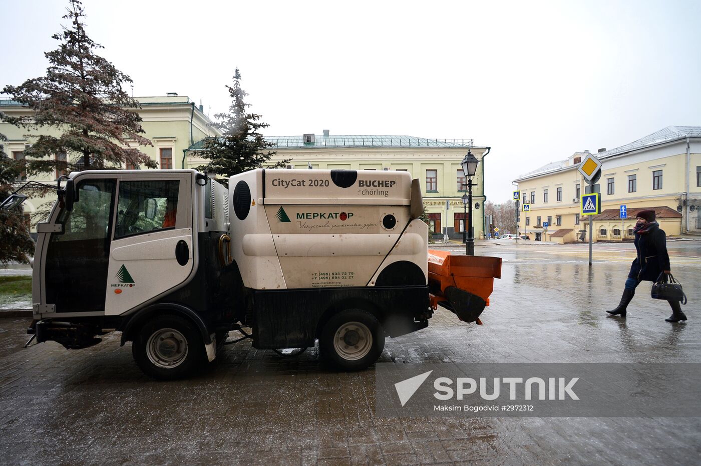 Freezing rain in Kazan