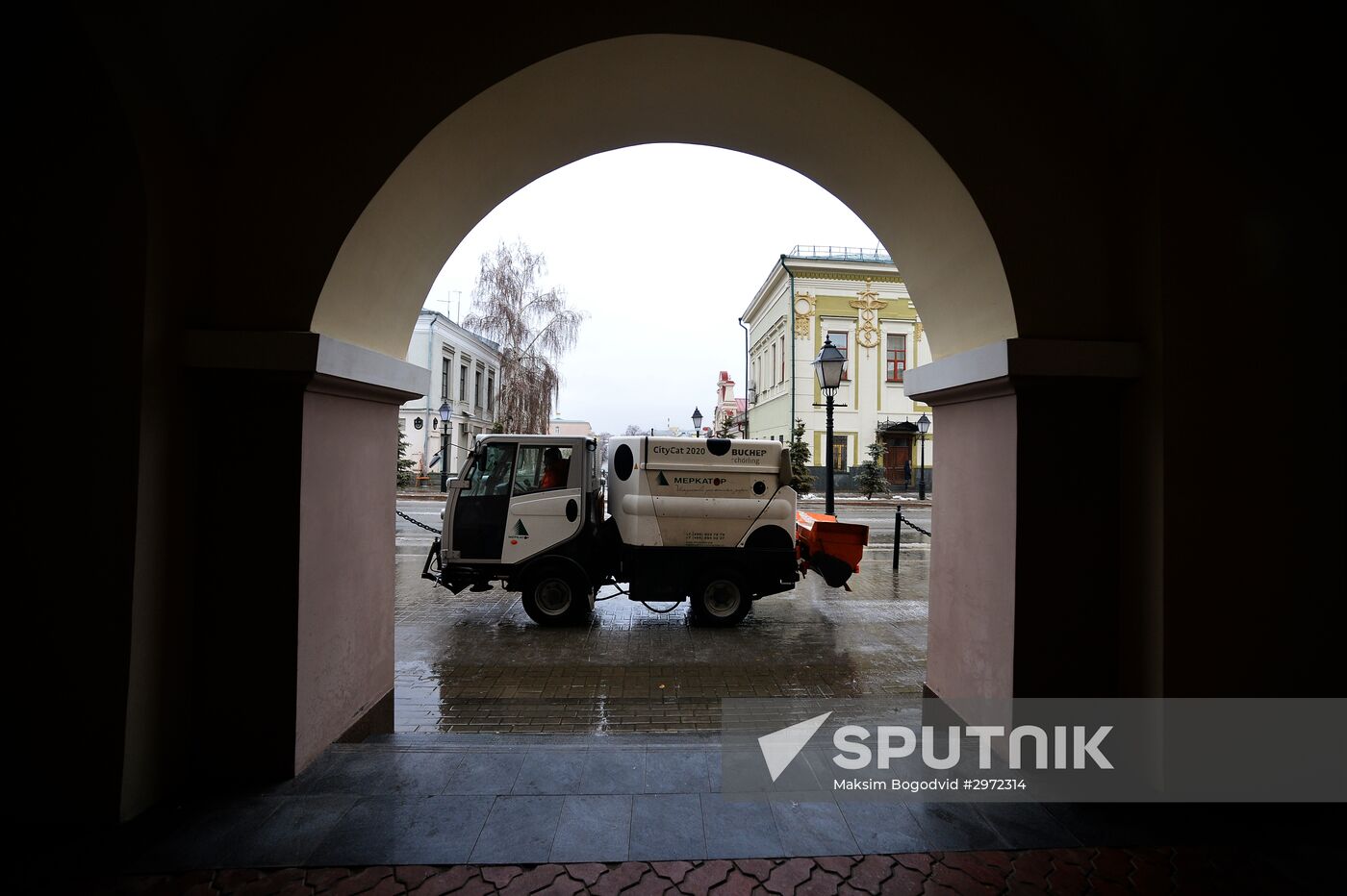 Freezing rain in Kazan