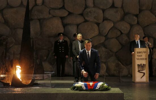 Russian Prime Minister Dmitry Medvedev's official visit to Israel