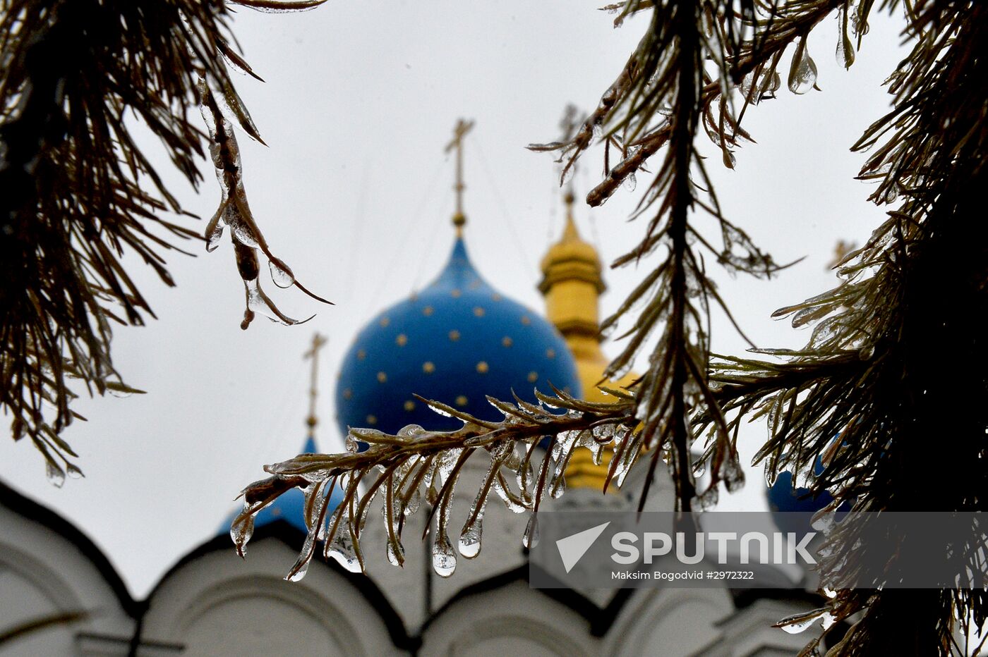 Freezing rain in Kazan