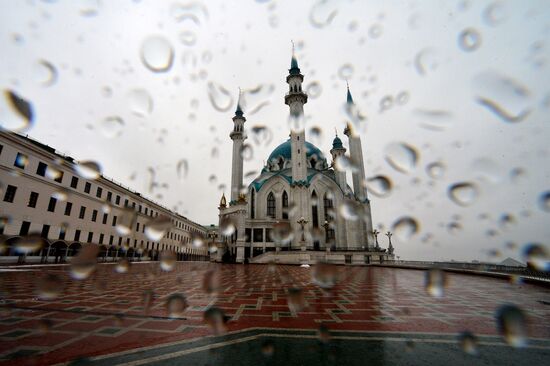Freezing rain in Kazan