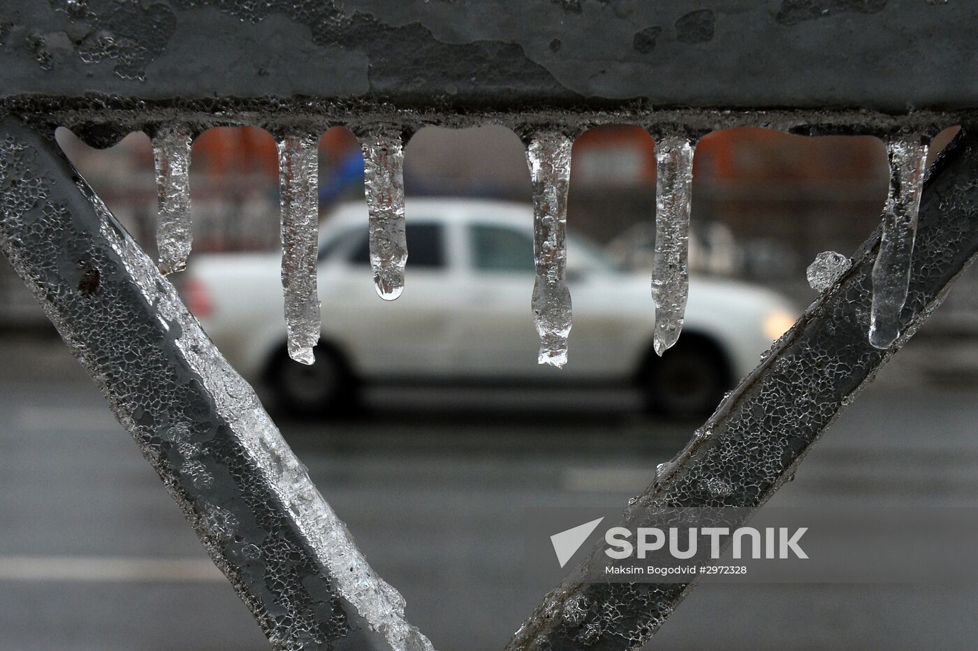 Freezing rain in Kazan