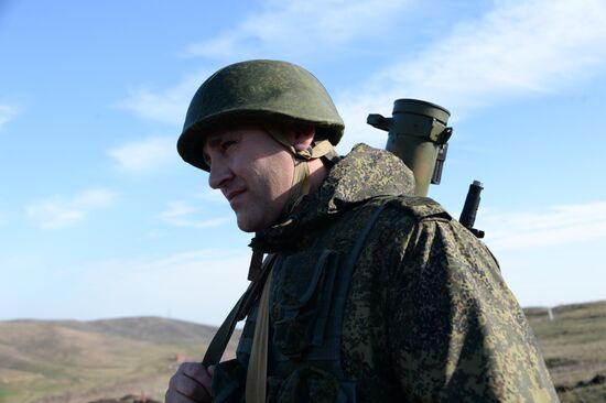 Military exercises in Ingushetia