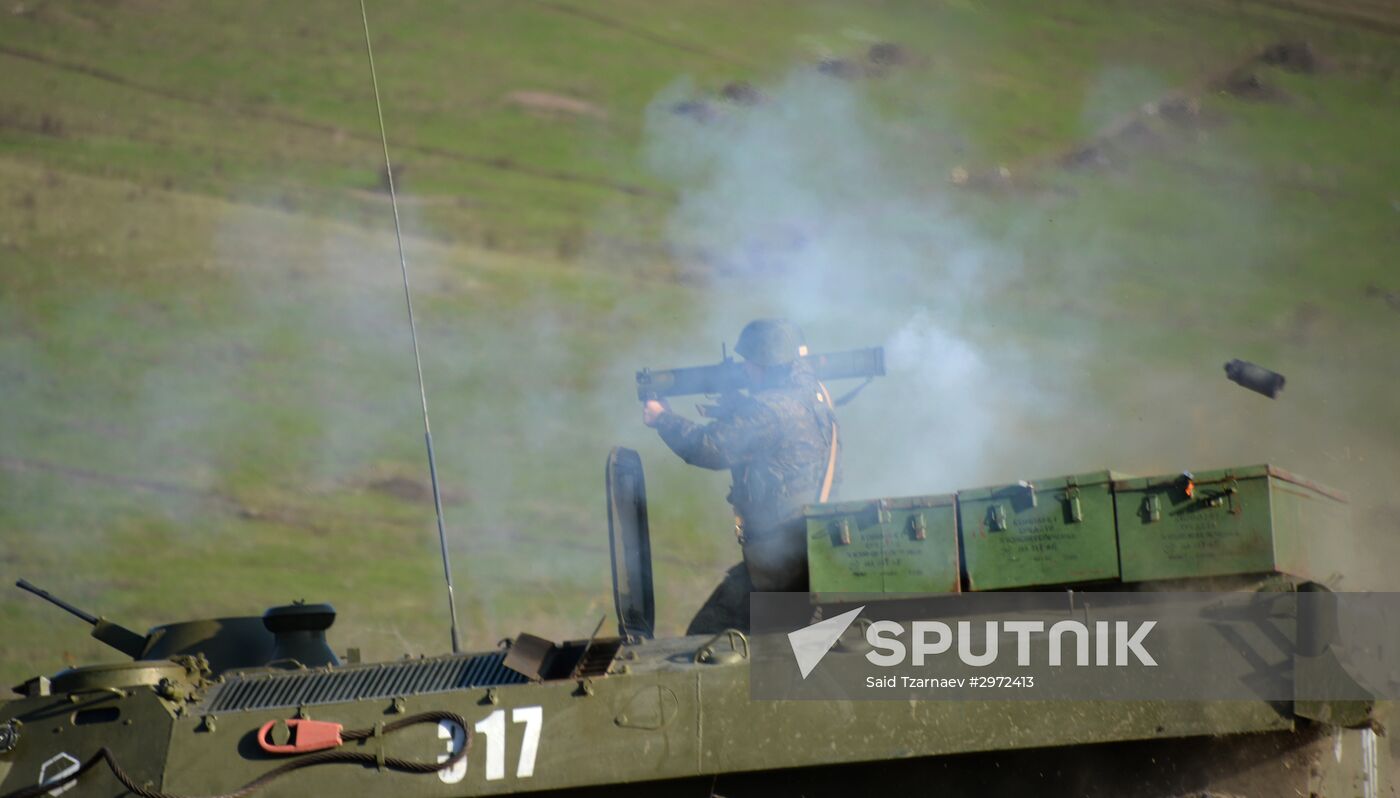 Military exercises in Ingushetia