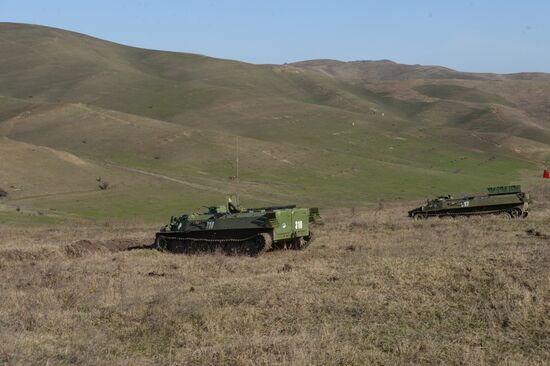 Military exercises in Ingushetia