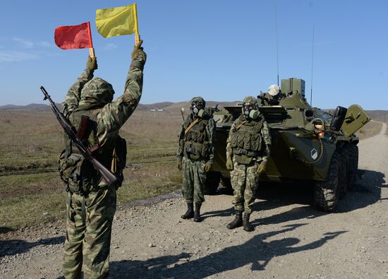 Military exercises in Ingushetia