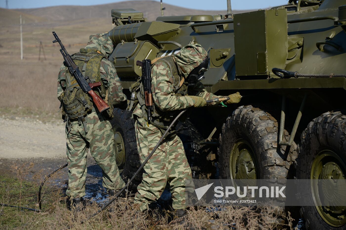 Military exercises in Ingushetia