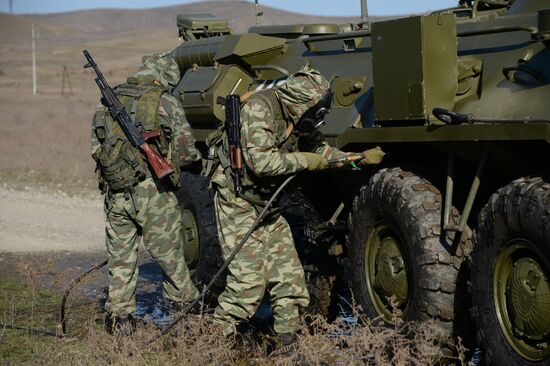 Military exercises in Ingushetia