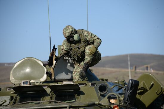 Military exercises in Ingushetia