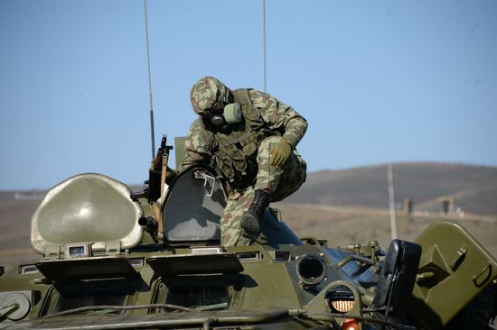 Military exercises in Ingushetia