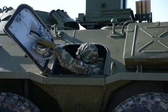 Military exercises in Ingushetia