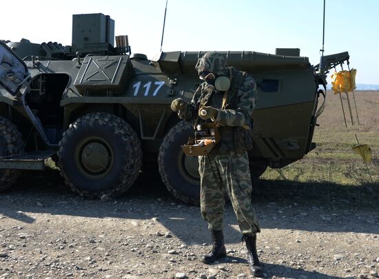 Military exercises in Ingushetia
