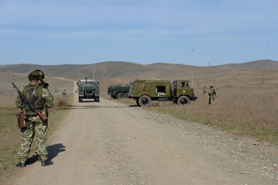 Military exercises in Ingushetia
