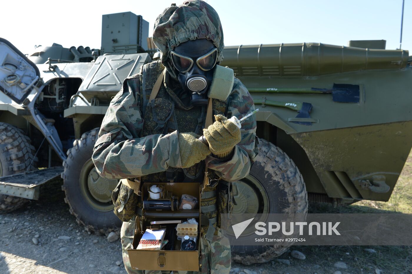 Military exercises in Ingushetia