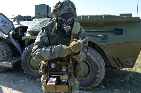 Military exercises in Ingushetia