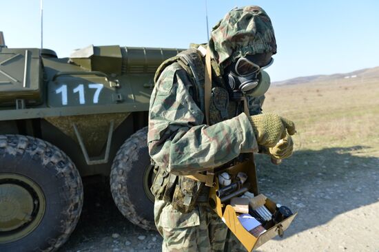 Military exercises in Ingushetia