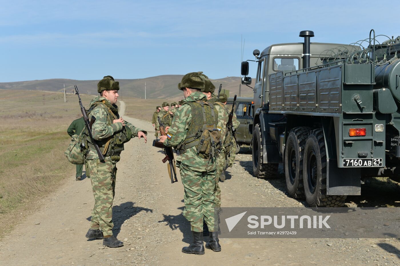 Military exercises in Ingushetia