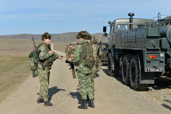 Military exercises in Ingushetia