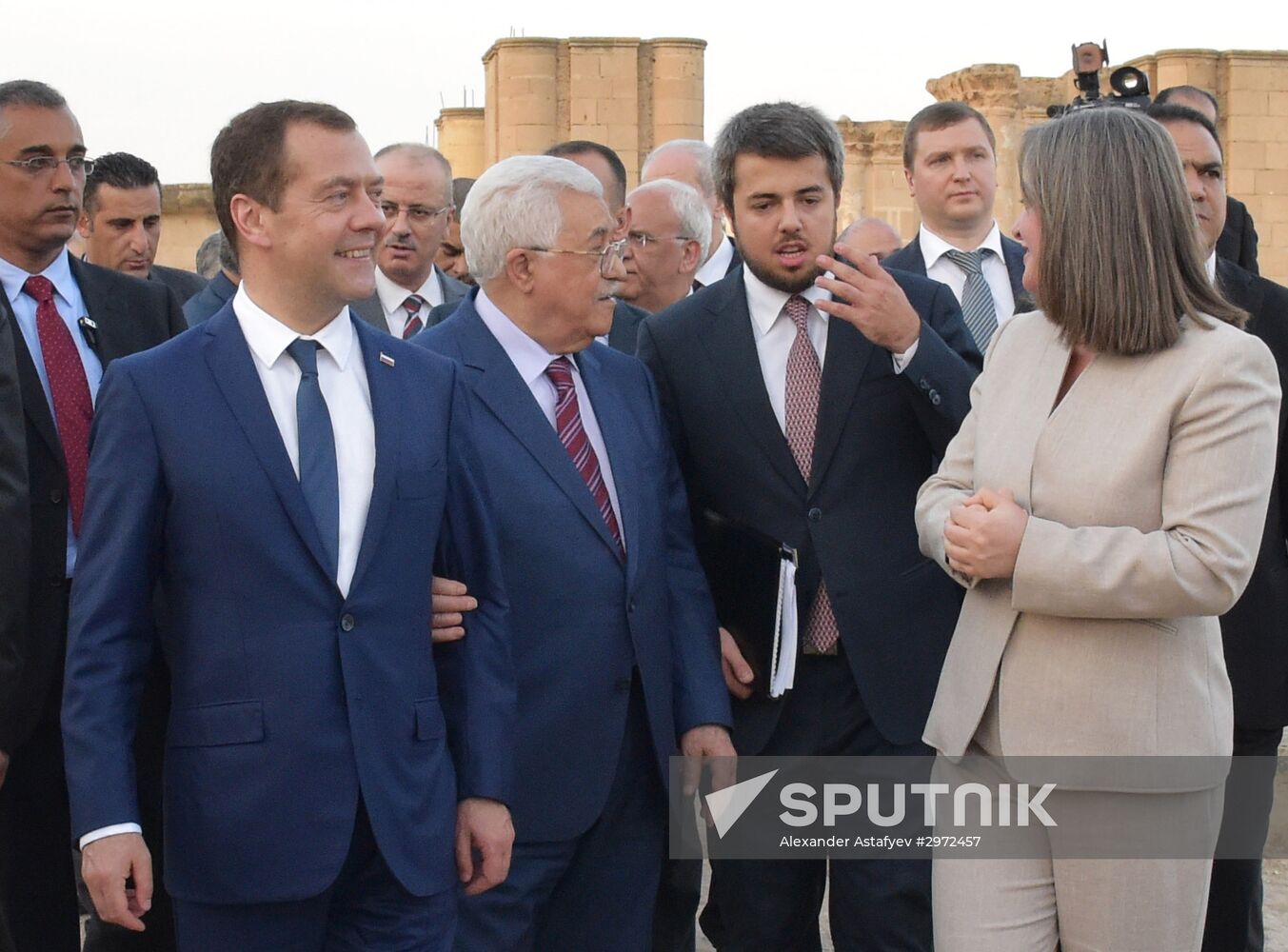 Prime Minister Dmitry Medvedev visits State of Palestine