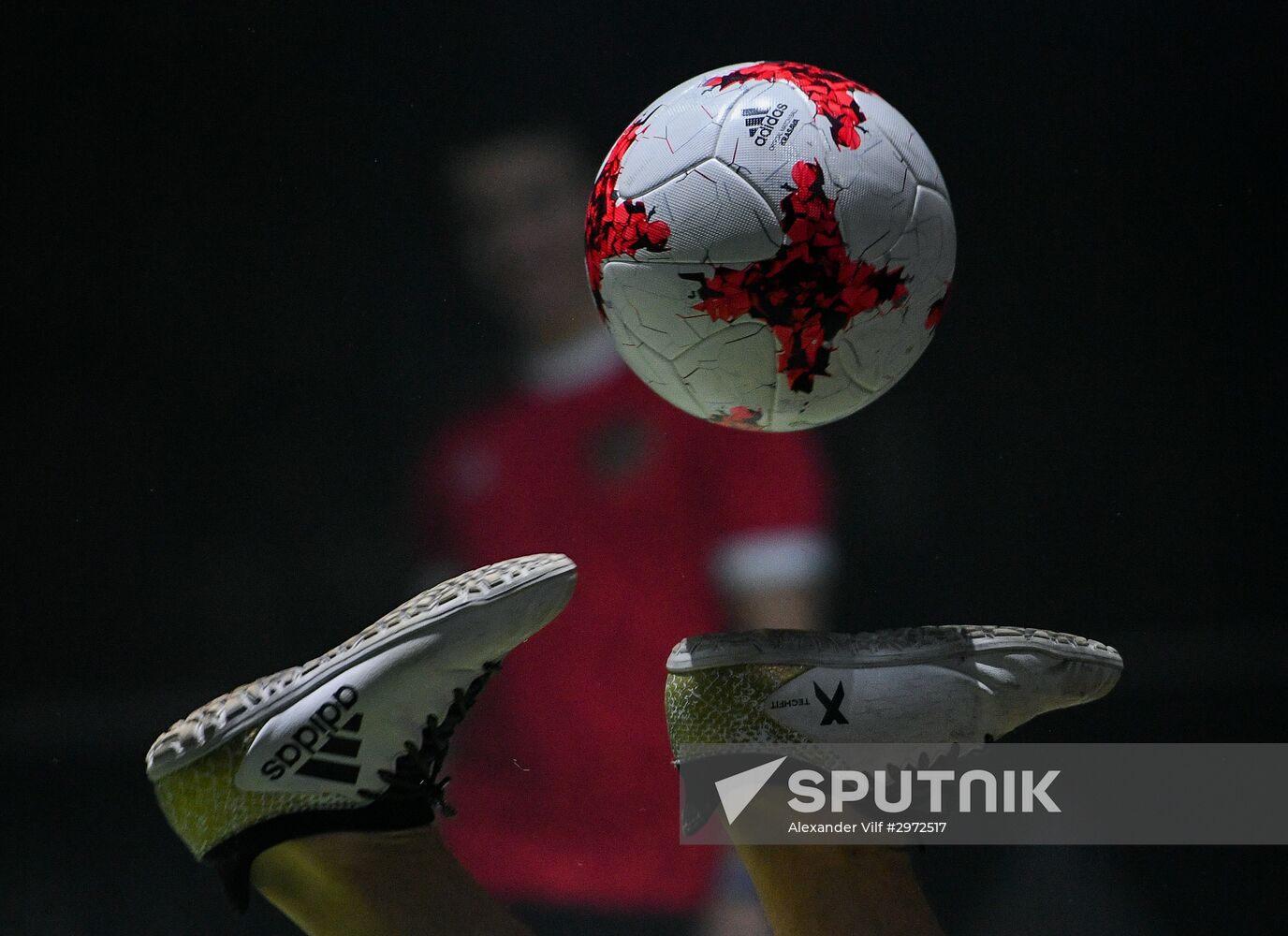 Presentation of new uniforms of Russian football team and official ball of 2017 FIFA Confederations Cup