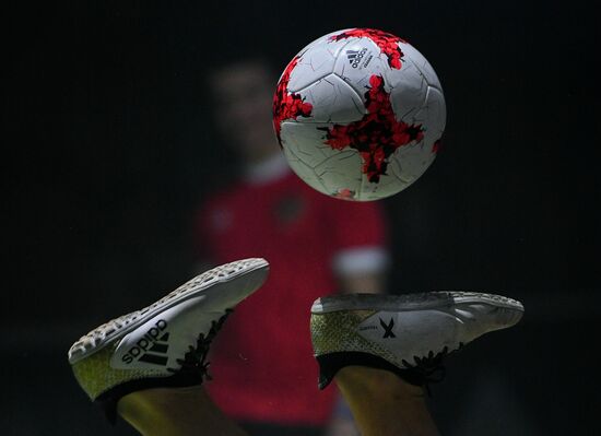 Presentation of new uniforms of Russian football team and official ball of 2017 FIFA Confederations Cup