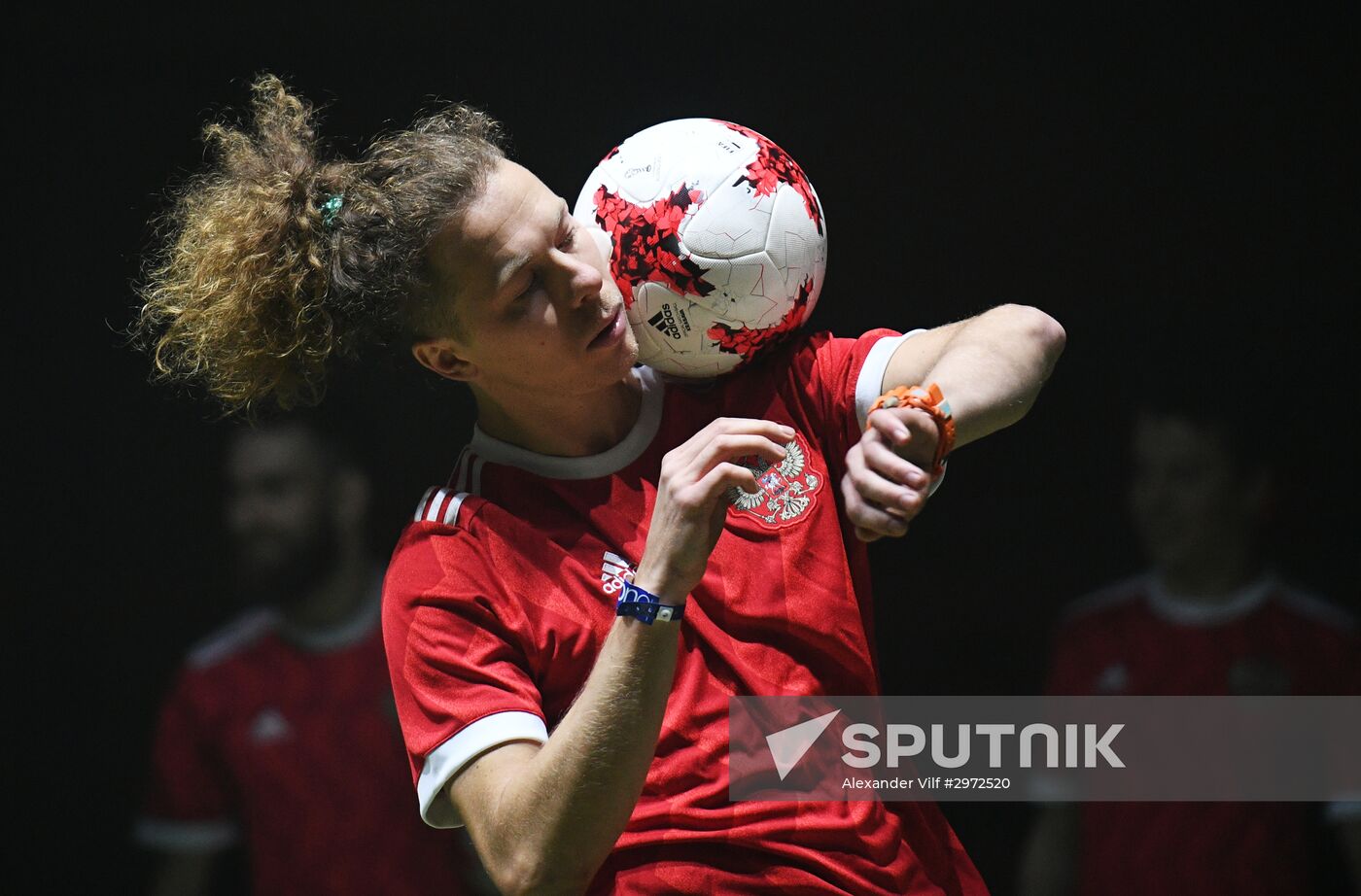 Presentation of new uniforms of Russian football team and official ball of 2017 FIFA Confederations Cup