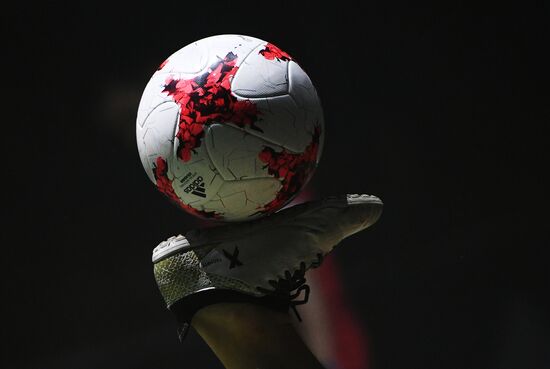 Presentation of new uniforms of Russian football team and official ball of 2017 FIFA Confederations Cup