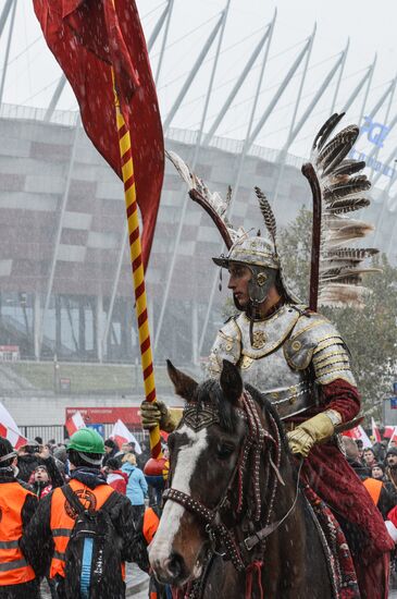 Independence March in Warsaw
