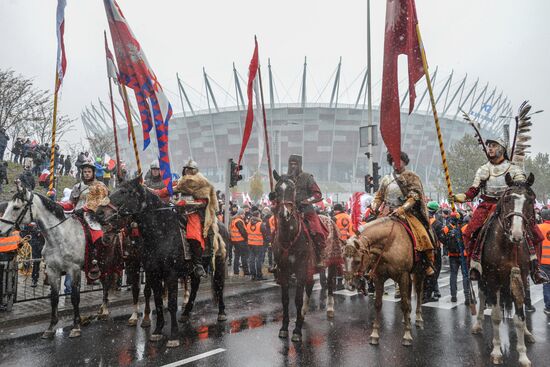 Independence March in Warsaw