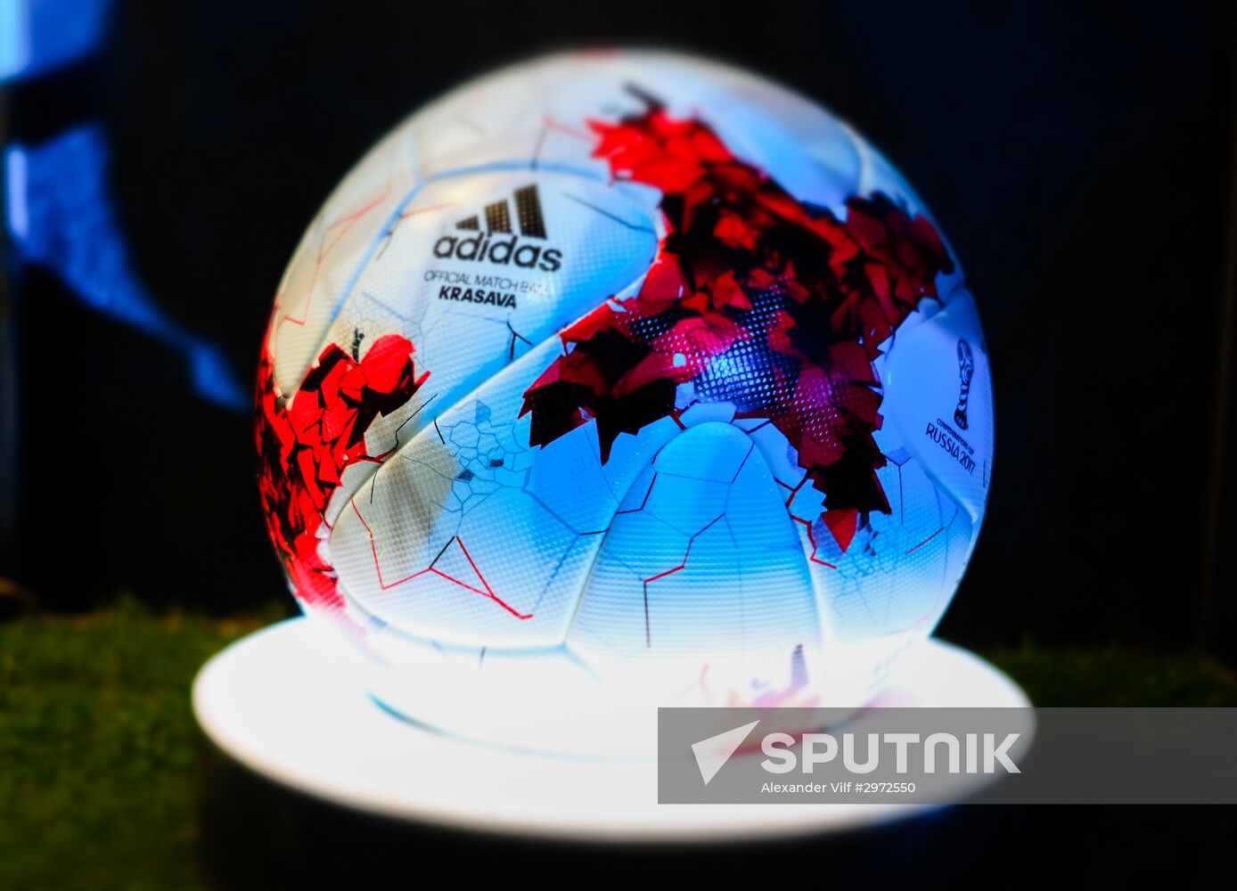 Presentation of new uniforms of Russian football team and official ball of 2017 FIFA Confederations Cup