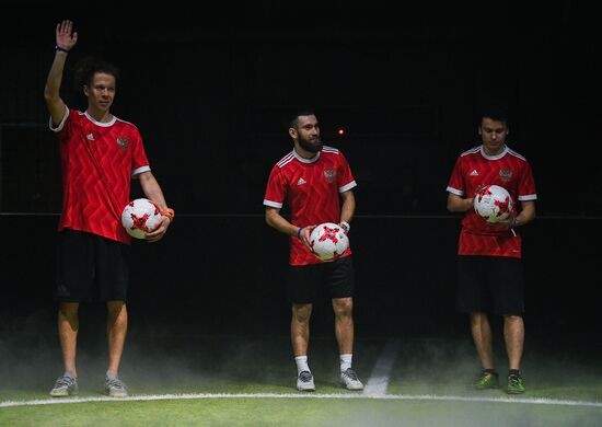 Presentation of new uniforms of Russian football team and official ball of 2017 FIFA Confederations Cup