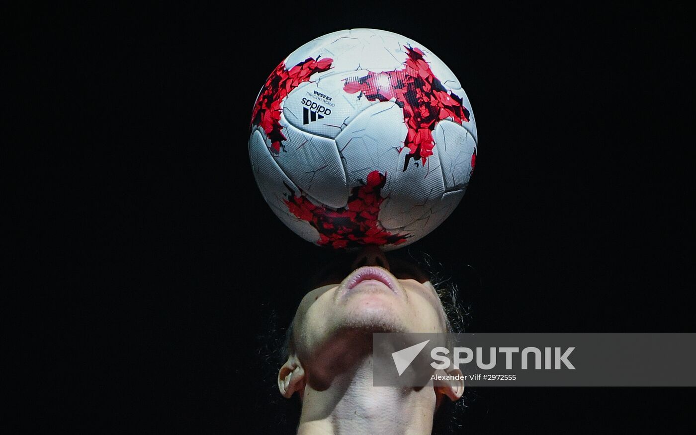 Presentation of new uniforms of Russian football team and official ball of 2017 FIFA Confederations Cup