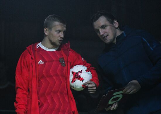 Presentation of new uniforms of Russian football team and official ball of 2017 FIFA Confederations Cup