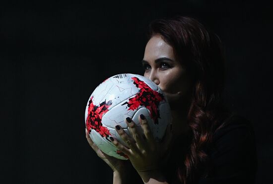 Presentation of new uniforms of Russian football team and official ball of 2017 FIFA Confederations Cup