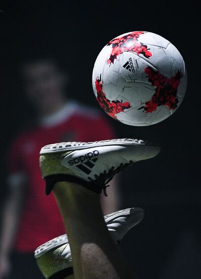 Presentation of new uniforms of Russian football team and official ball of 2017 FIFA Confederations Cup