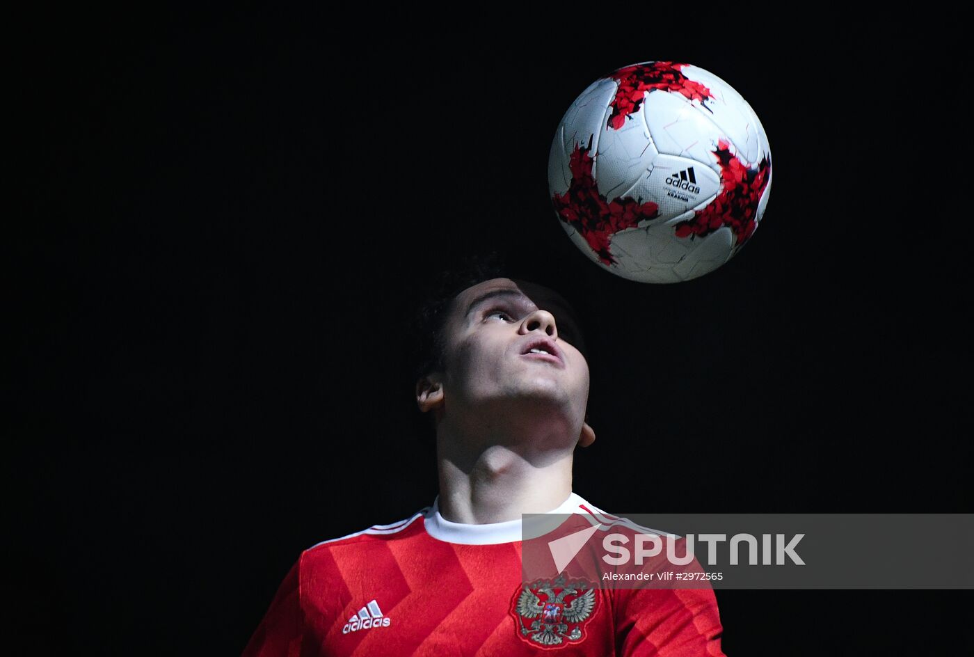 Presentation of new uniforms of Russian football team and official ball of 2017 FIFA Confederations Cup