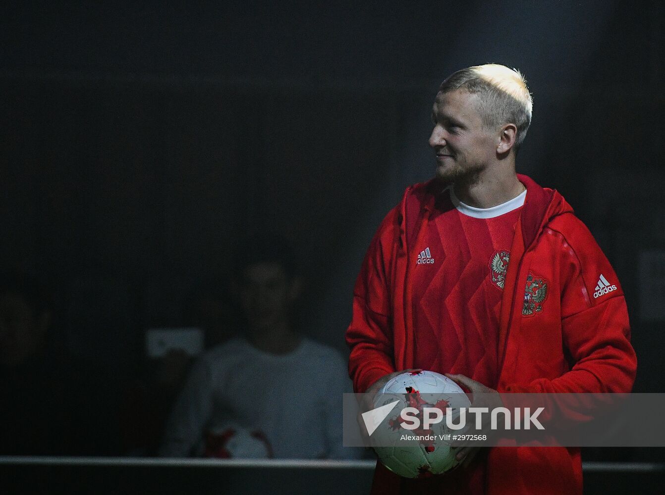 Presentation of new uniforms of Russian football team and official ball of 2017 FIFA Confederations Cup