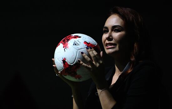 Presentation of new uniforms of Russian football team and official ball of 2017 FIFA Confederations Cup