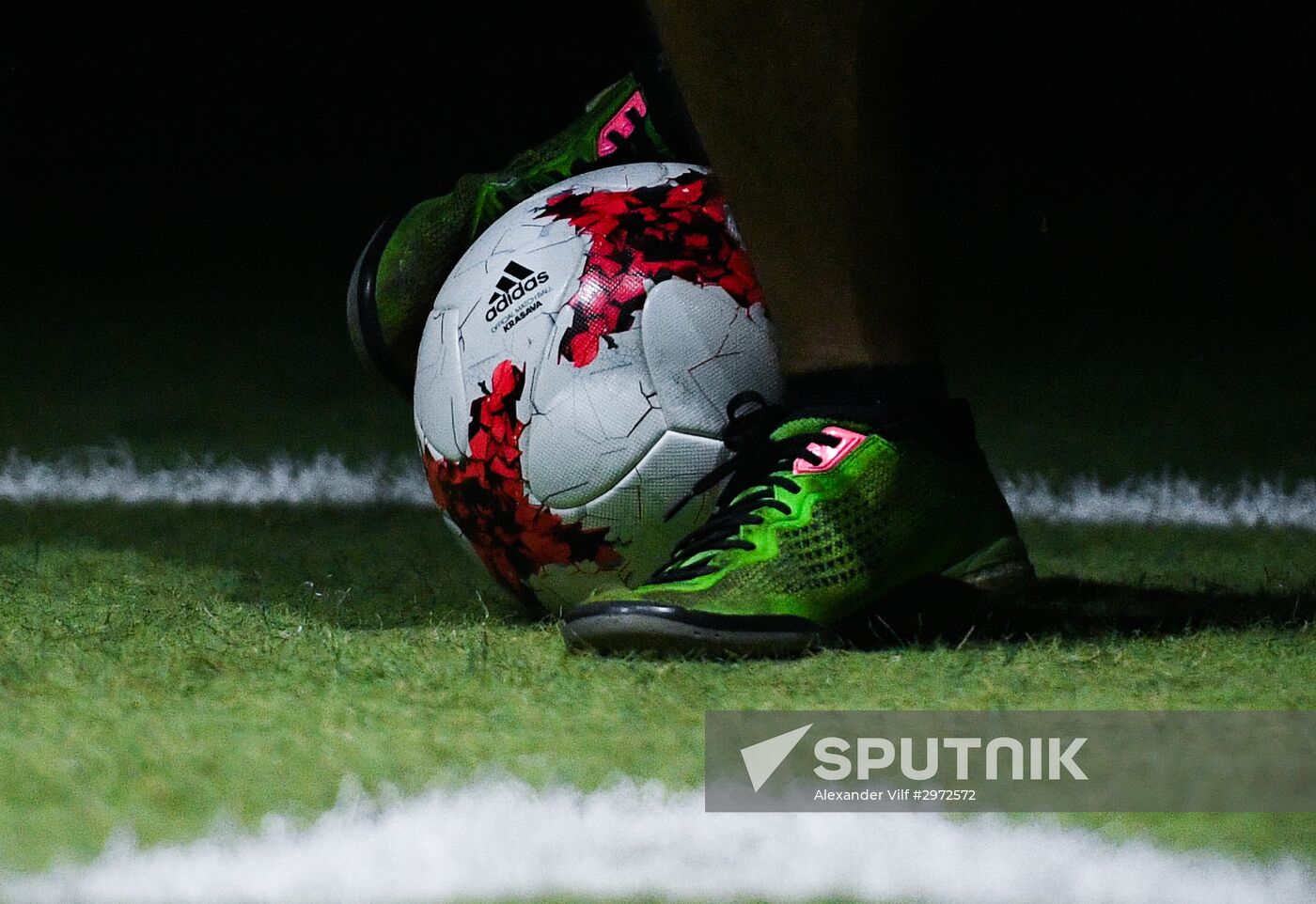 Presentation of new uniforms of Russian football team and official ball of 2017 FIFA Confederations Cup