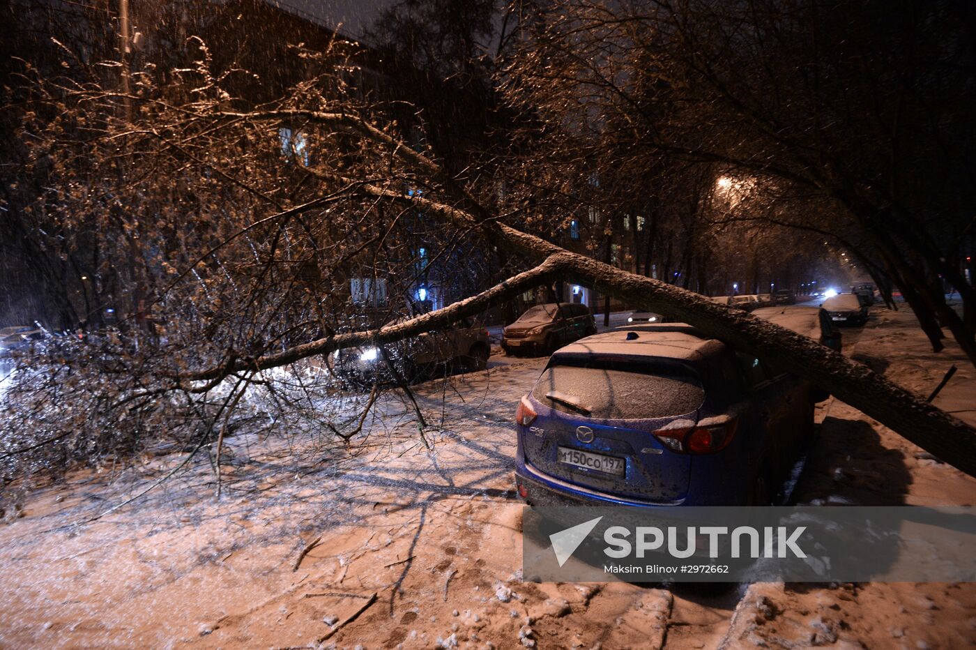 Car traffic in Moscow