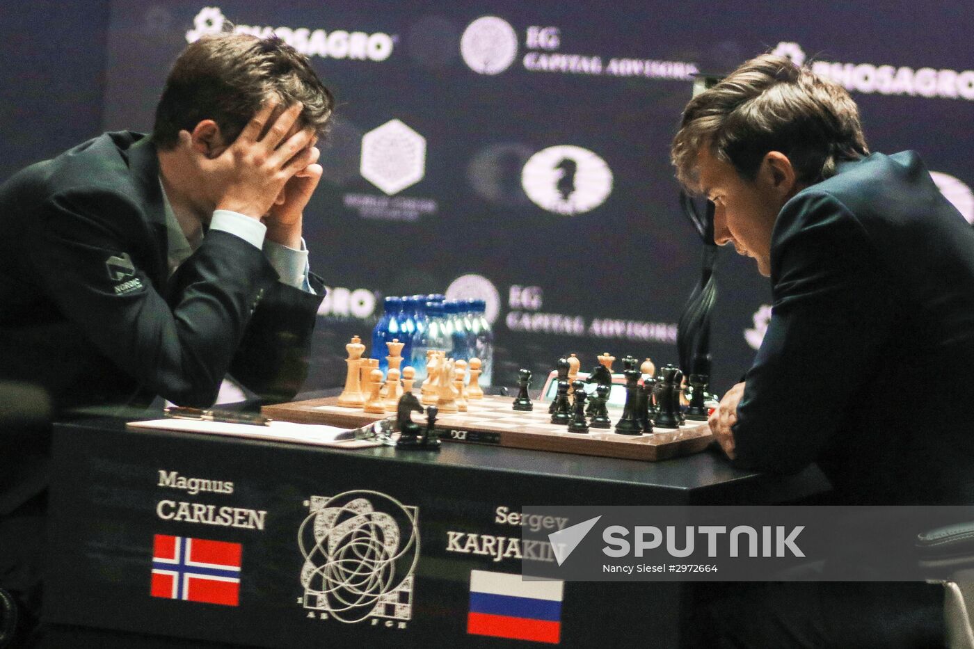 2016 World Chess Championship match Carlsen vs. Karjakin