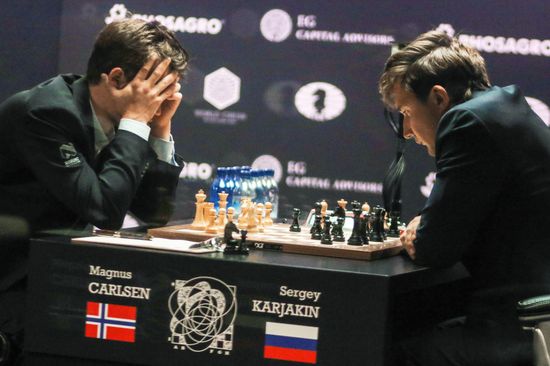2016 World Chess Championship match Carlsen vs. Karjakin