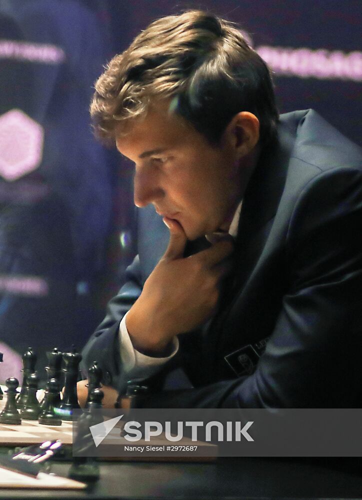 2016 World Chess Championship match Carlsen vs. Karjakin