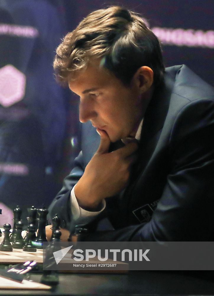 2016 World Chess Championship match Carlsen vs. Karjakin