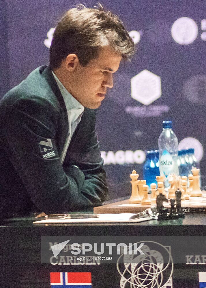 2016 World Chess Championship match Carlsen vs. Karjakin