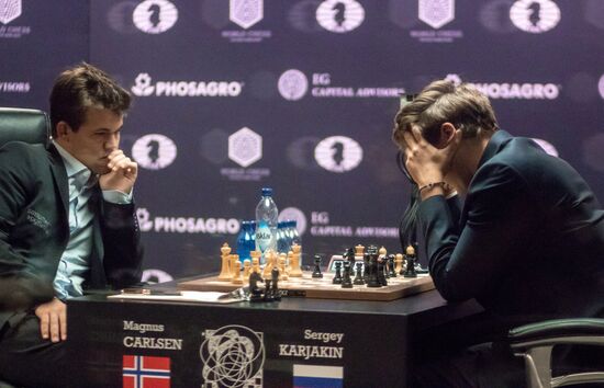 2016 World Chess Championship match Carlsen vs. Karjakin