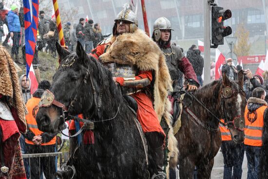 Independence March in Warsaw