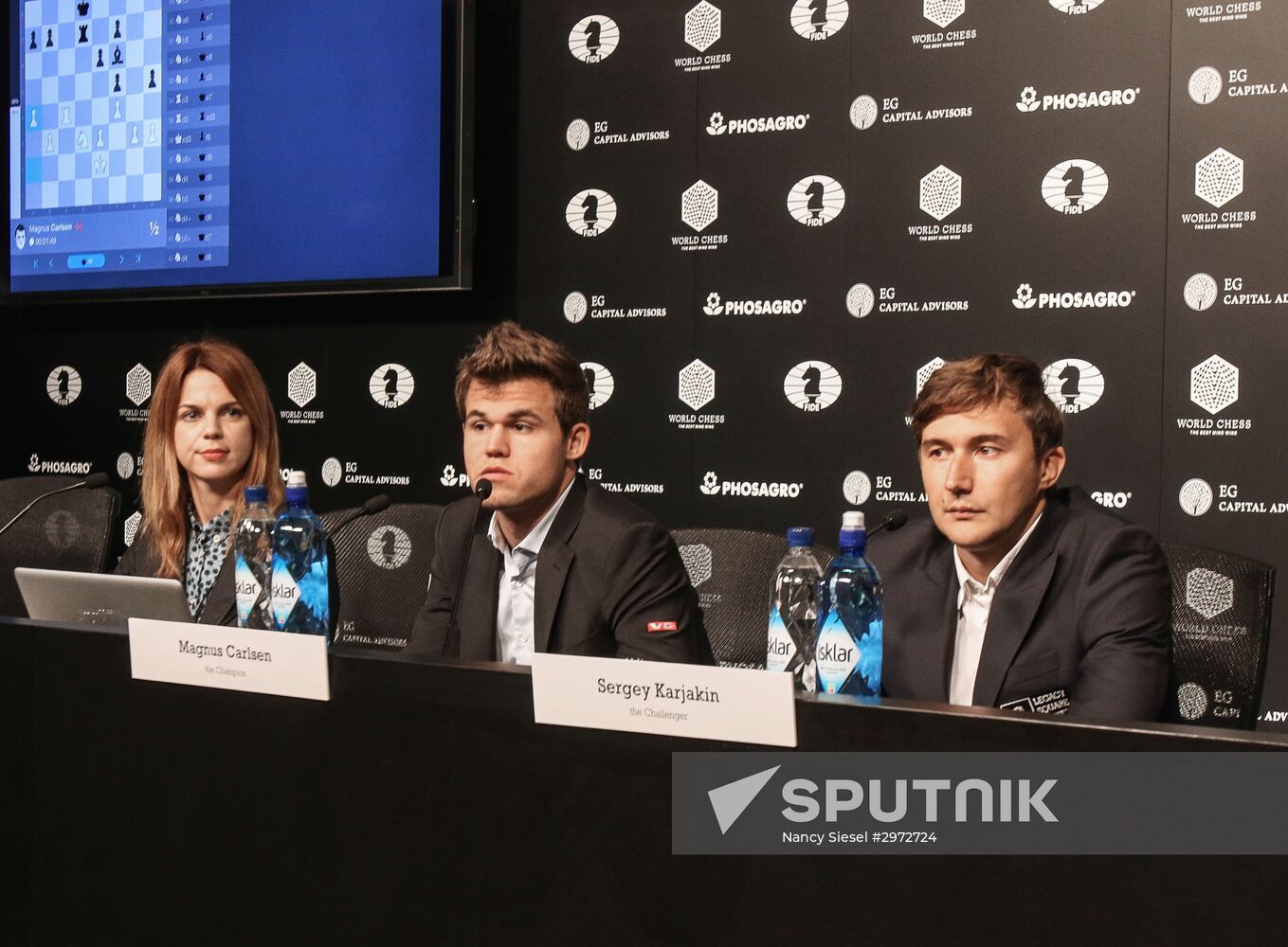2016 World Chess Championship match Carlsen vs. Karjakin