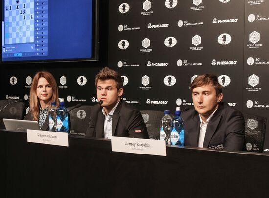 2016 World Chess Championship match Carlsen vs. Karjakin